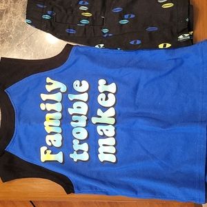 Boys tank outfit